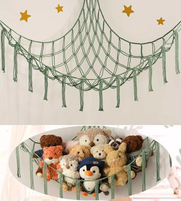 Amazon.com: Stuffed Animal Storage Hammock or Net Corner - Large Toy Hammock Net for Stuffed Animals Room Decor - Cute Stuff Animal Organizer Plush Ho