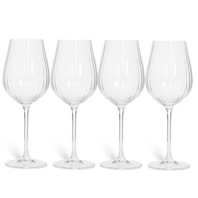 George & Mason - Striata 4-pack Crystal White Wine Glasses - 600ml | Shop Today. Get it Tomorrow! | takealot.com