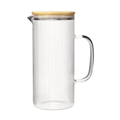 Nordic Inspired Glass Jug with Bamboo Lid 1.2L | Shop Today. Get it Tomorrow! | takealot.com