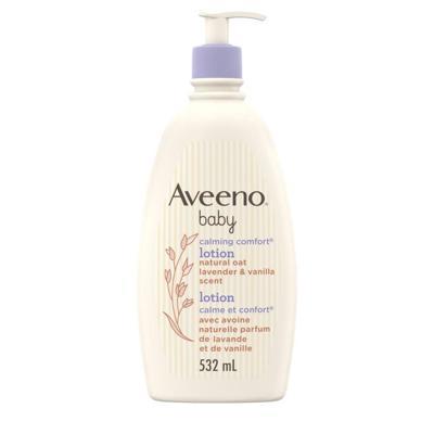 Aveeno Baby Calming Comfort Baby Lotion - Colloidal Oatmeal, Glycerin, Dimethicone - Lavender & Vanilla, 532 mL - Walmart.ca
