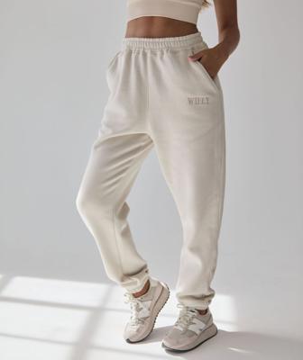 Wifey Statement Sweatpants - Champagne – Six Stories