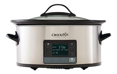 Crock-Pot 6-Quart MyTime Digital Programmable Slow Cooker, Stainless Steel, 5.7 L