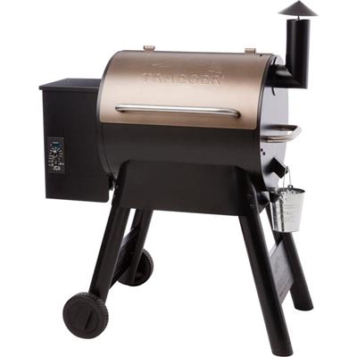 Traeger Pro Series 22-Pellet Grill and Smoker in Bronze TFB57PZB - The Home Depot