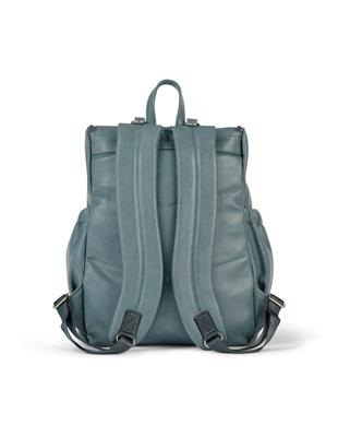 OiOi Signature Vegan Leather Nappy Backpack in Stone Blue | MYER