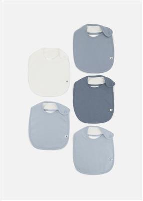 Plain Organic Cotton Bibs 5 Pack | Woolworths.co.za