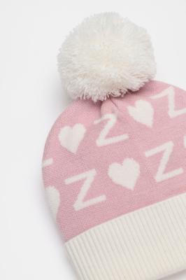 Heart Initial Beanie | z | Seed Heritage