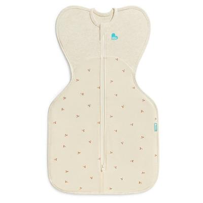 Love To Dream Swaddle Up Stretch Cotton Fleece 1.5Tog Newborn Oatmeal Twigs