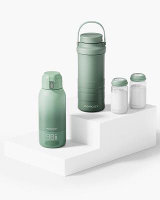 On-the-Go Bundle: Portable Milk Warmer + 22oz Milk Cooler