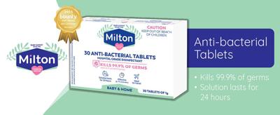 Buy Milton Antibacterial 30 Tablets Online at Chemist Warehouse®