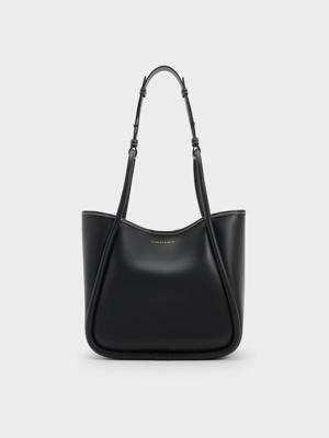 Black Mini Lyla Tubular Tote Bag