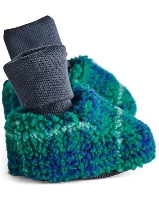 Wilderness Tartan Sherpa Baby Booties – Kip&Co