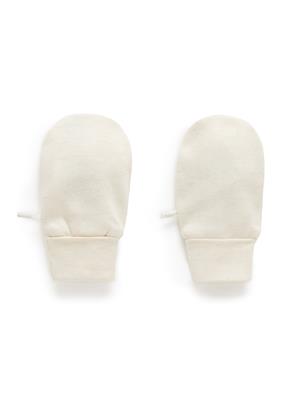 Beige Mittens - Baby Accessories - Purebaby - Purebaby