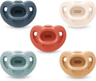 NUK Comfy Orthodontic Pacifiers, Timeless Collection, 6-18 Months, 5 Count : Amazon.co.uk: Baby Products