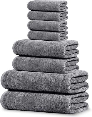 Amazon.com: Tens Towels Pack of 8 Towels Set, 2 Extra Large Bath, 2 Hand, 4 Washcloths, 100% Cotton, Lighter Weight, Quicker to Dry, Super Absorbent,