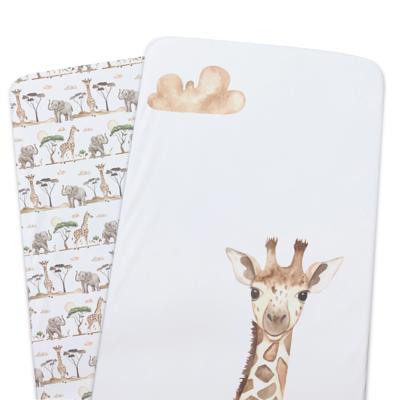 Bubba Blue Bedside Sleeper Fitted Sheet 2 Pack Adventure | Baby Bunting AU