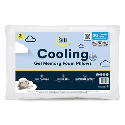Serta 2-Pack Cooling Gel Memory Foam Bed Pillow - Samsclub.com
