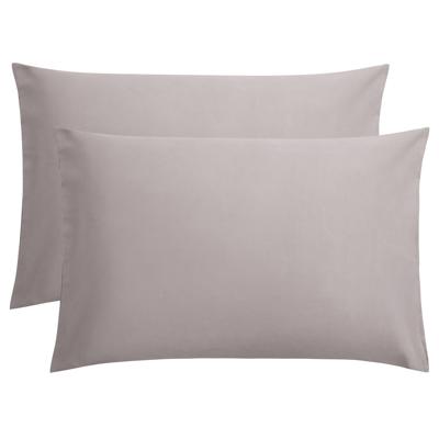 Flxxie 1800 Count Double Brushed Microfiber Envelope Pillowcases Set of 2, Queen, 20 x 30, Smoky Gray - Walmart.com