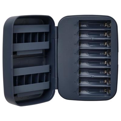 LITOSFÄR battery charger with storage, dark blue - IKEA