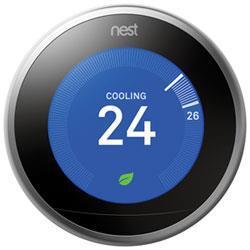 Google Nest Wi-Fi Smart Learning Thermostat (3rd Generation) - Stainless Steel | Best Buy Canada