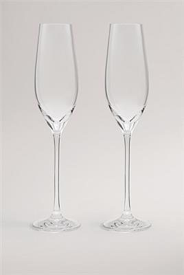 Clear Vienna Flute Set of 2 - Glasses | Country Road