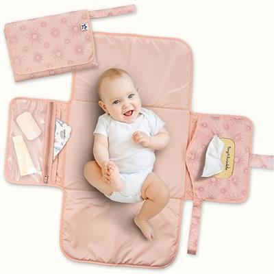 Portable Diaper Changing Pad | Waterproof, Wipeable, & Compact Baby Changing Pad for Travel