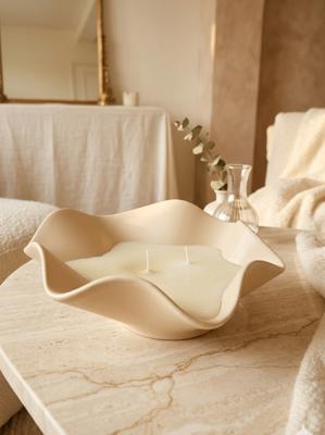 Sculptural Wavy Candle Bowl – Gifts LA