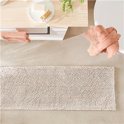 Microplush Stone Marle Bobble Bath Runner | Adairs