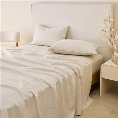 Vintage Washed Linen Linen Sheet Separates | Adairs