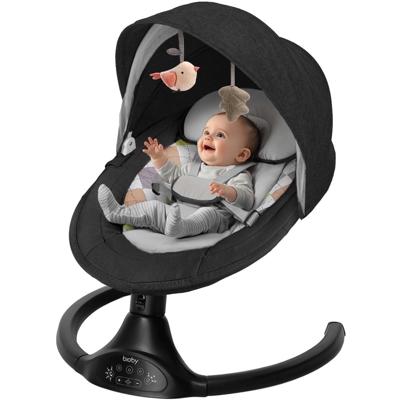 Electric Baby Swing, Bioby Infant Swing Rocker with Remote Control, 5 Sway Speeds, Bluetooth Music, Black - Walmart.com