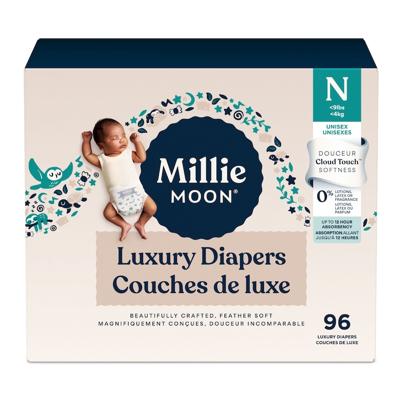 Millie Moon Luxury Diapers, Size Newborn, 96 Count - 96 ea | Real Canadian Superstore