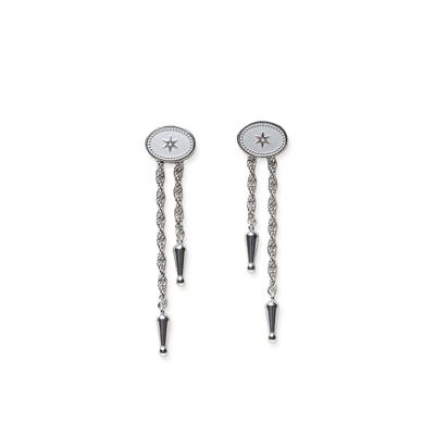 Annley Bolo Tie Earrings Silver | SpurWest
 – SpurWest