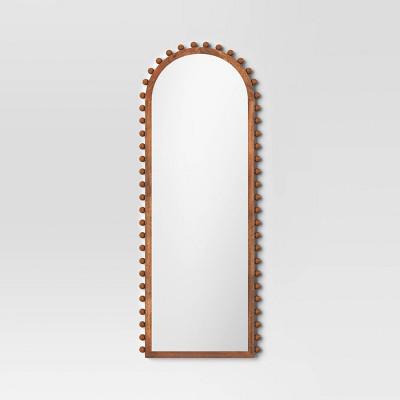 25"x65" Carved Beaded Floor Mirror - Threshold™ : Target