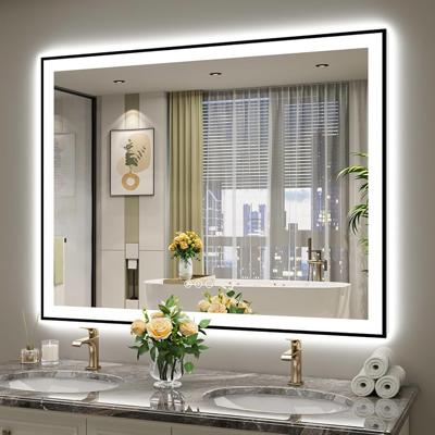 Amazon.com: YEELAIT 48x36 Inch RGB LED Bathroom Mirror Front Light and RGB Backlit Lighted Vanity Mirror for Bathroom Wall Mounted Dimmable Anti Fog M