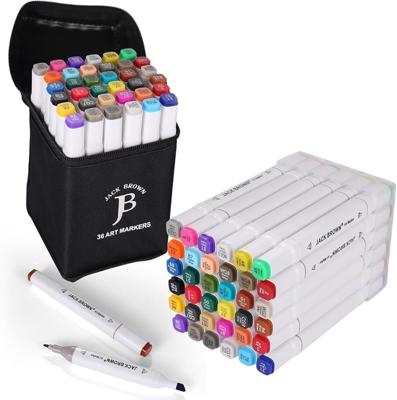 Jack Brown Artist Markers 24-Piece Set with Stand and Bag, White : Amazon.co.za: Arts & Crafts