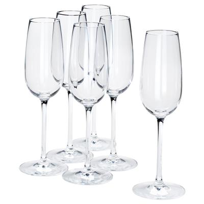 STORSINT champagne flute, clear glass, 22 cl (7 oz) - IKEA CA