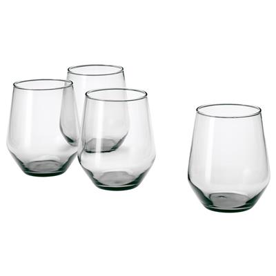 IVRIG glass, gray, 45 cl (15 oz) - IKEA CA