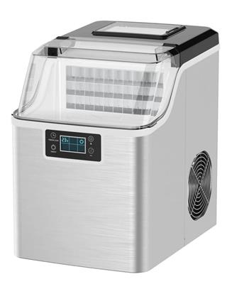 Advwin 20kg Ice Maker Machine Clear Cube Making Countertop Home Commercial Ice Cube Maker Machine Stainless Steel - Kmart