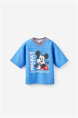 COTTON ON - Disney Mickey Mouse SS Mesh V Neck Tee