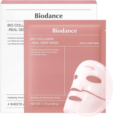 Amazon.com : BIODANCE Bio-Collagen Real Deep Mask, Hydrating Overnight Hydrogel Face Mask, Pore Minimizing, Elasticity, Plumping, Travel Essentials &