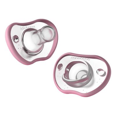 Nanobebe flexy pacifier twin pack 0 3m pink 911