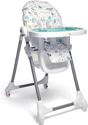 Mamas & Papas Snax Adjustable Highchair, Reclines, Foldable with Removable Tray, Happy Planet : Amazon.co.uk: Baby Products