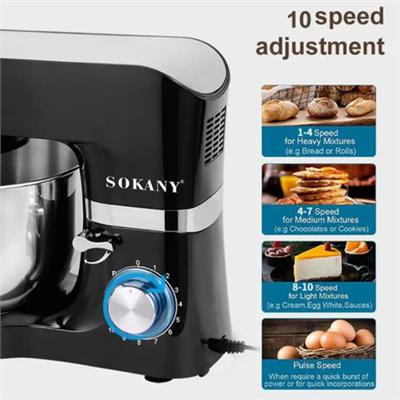 Sokany Electric Stainless Steel Bowl Whipped Cream Machine Stand Cake Mixer | Shop Today. Get it Tomorrow! | takealot.com