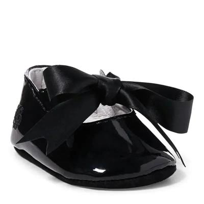 Ralph Lauren Kids Briley Patent Leather Slipper Black