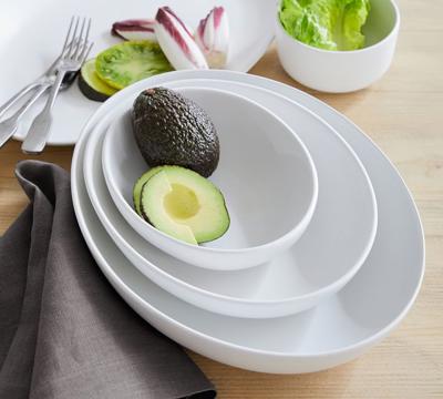 Mason Stoneware Oval Serving Bowls - Elegant Serveware | Pottery Barn