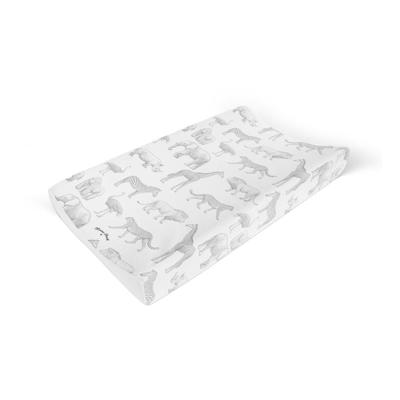 Mama Shack Anti Roll Changing Mat - Mono Safari