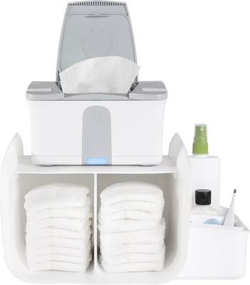 Ubbi Nappy Tabletop Organizer, Stores Baby Nappies, Wipes & Baby Accessories, Newborn Nursery Essentials, White : Amazon.co.uk: Baby Products