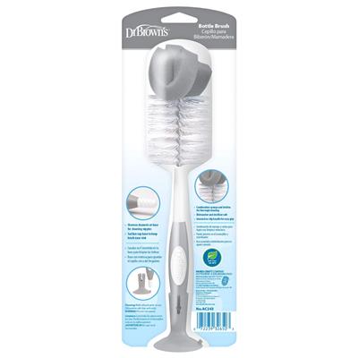 Dr. Browns Soft Touch Bottle Brush, Grey