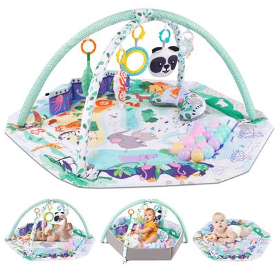GRM Baby Play Gym ,4-in-1 Baby Activity Gym & Tummy Time Play Mat, Infant Play mat, Combination Activity Gym for Sensory Exploration and Motor Skill D