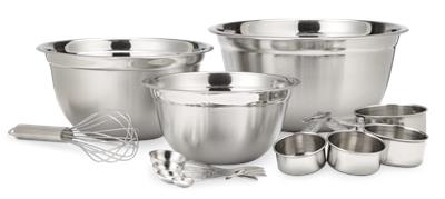 MASTER Chef Stainless Steel Bake Prep Set, 12-pc