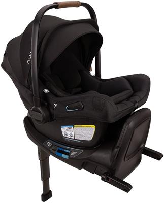 Nuna PIPA Aire RX Infant Car Seat   PIPA RELX Base with Load Leg - Caviar